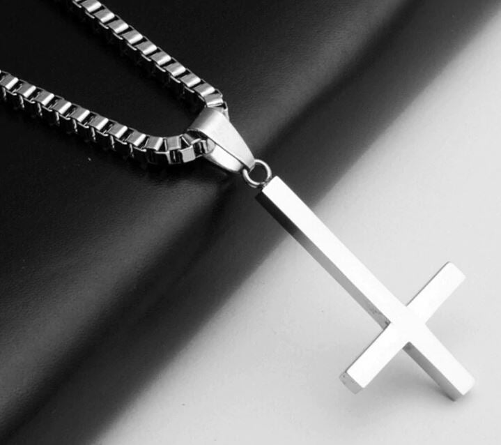 Upside Down Cross Necklace