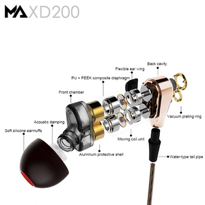 XD200 Multi Driver Professional Noise Isolating Earbuds