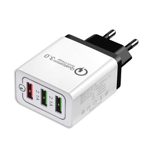 Ultra Quick charge EU US USB Plug Power Adapter
