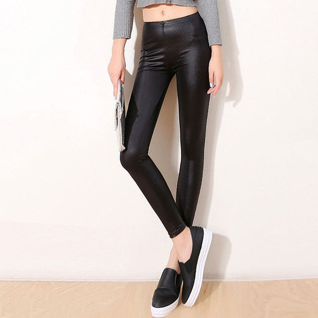 Faux-Leather All the Right Places Leggings